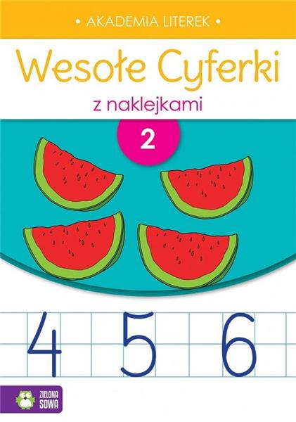 WESOŁE CYFERKI Z NAKLEJKAMI