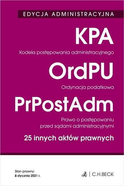 EDYCJA ADMINISTRACYJNA KODEKS POSTĘPOWANIA ADMINIS