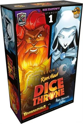 Dice Throne. Starcie 1. Barbarzyńca vs Elfka