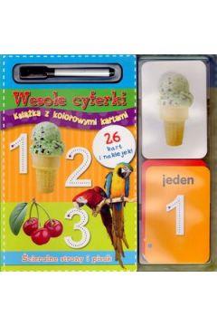 Wesołe cyferki. Książka z kolorowymi kartami
