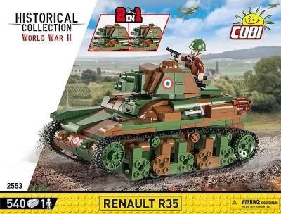 Cobi, klocki Hc Wwii Renault R35 540 el., 2553