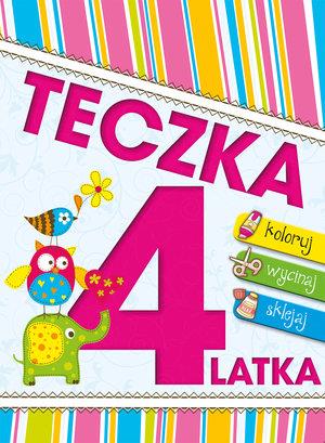 TECZKA 4 LATKA. KOLORUJ, WYCINAJ, SKLEJAJ