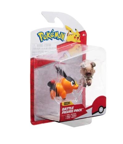 pokemon figurka bitewna (tepig & rockruff) w14