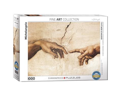 Eurographics, puzzle, Creation Of Adam, 1000 el.