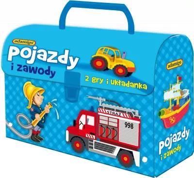 Adamigo, gry logiczne Pojazdy i Zawody, zestaw w k