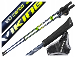 KIJE NORDIC WALKING VIKING FORRESTER CARBON 120 CM
