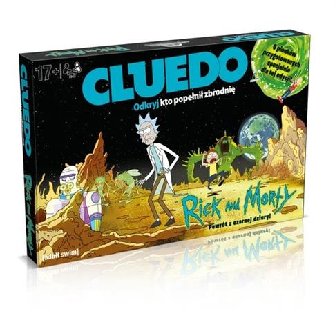 Cluedo Rick i Morty, gra logiczna, Winning Moves,