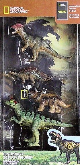 DINOZAURY ZESTAW FIGUREK NATIONAL GEOGRAPHIC 3+