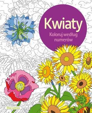 Kwiaty. Koloruj według numerów
