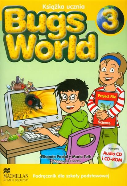 BUGS WORLD. KLASA 3. PODRĘCZNIK Z PŁYTĄ CD