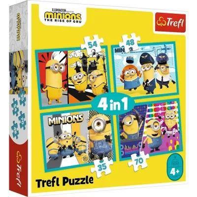 Trefl, puzzle, Wesoły Świat Minionków, 35/48/54/70