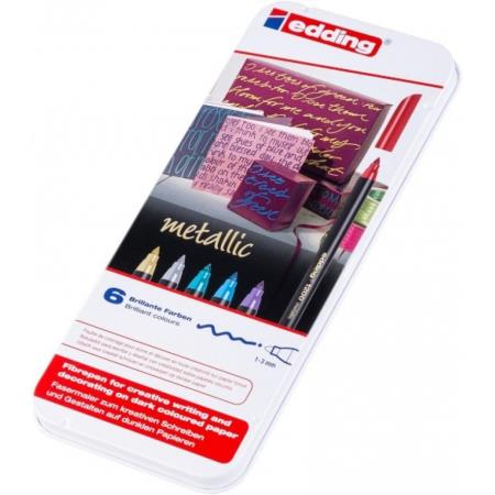 Edding Pisaki metaliczne 6 kolorów