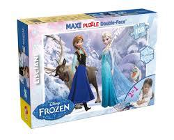 LISCIANI: PUZZLE DWUSTRONNE: MAXI 108EL. - KRAINA