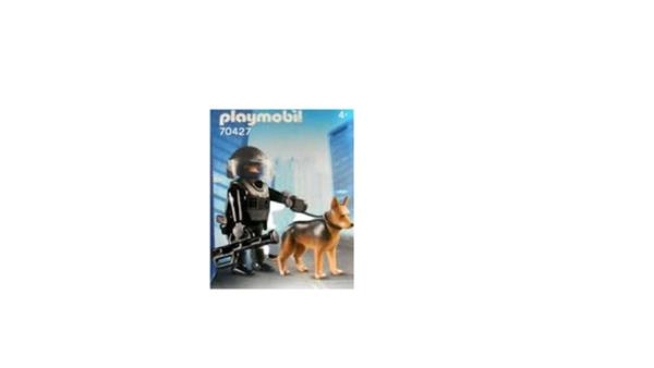 KLOCKI PLAYMOBIL AGENT SIŁ SPECJALNYCH Z PSEM 4+