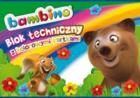 BLOK TECHNICZNY A4 KOLOROWY BAMBINO 31161