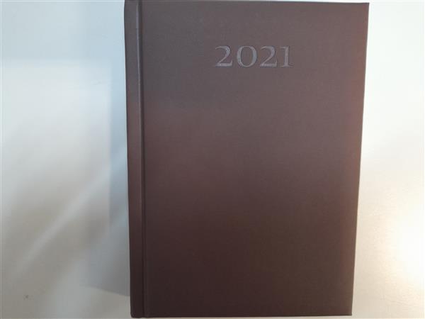 KALENDARZ KSIĄŻKOWY 2021 DZIENNY 12X18