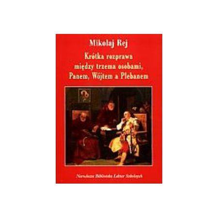 KRÓTKA ROZPRAWA MIĘDZY TRZEMA OSOBAMI,...
