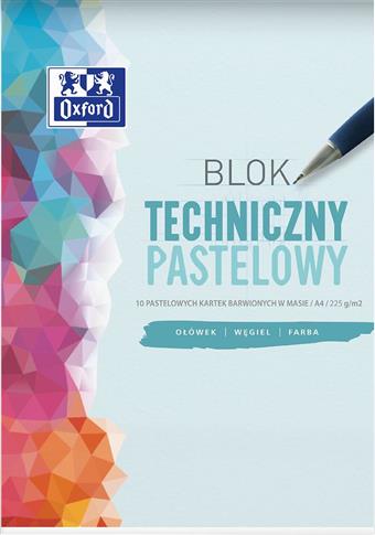 Blok techniczny A4 pastelowy