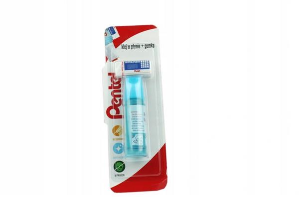 PENTEL KLEJ W PŁYNIE Z ROLKĄ + GUMKA