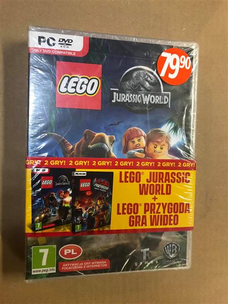 LEGO - JURASSIC WORLD I PRZYGODA. ZESTAW 2 GIER