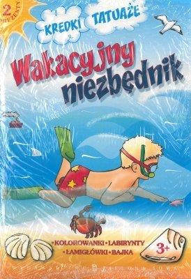 Wakacyjny niezbędnik 3+ CHŁOPIEC kredki tatuże ZS