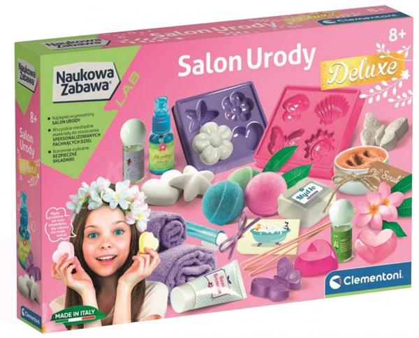 CLEMENTONI NAUKOWA ZABAWA SALON URODY