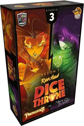Dice Throne. Starcie 3. Piromantka vs Mroczny