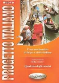 PROGETTO ITALIANO NUOVO 2 ĆWICZENIA + CD OOP