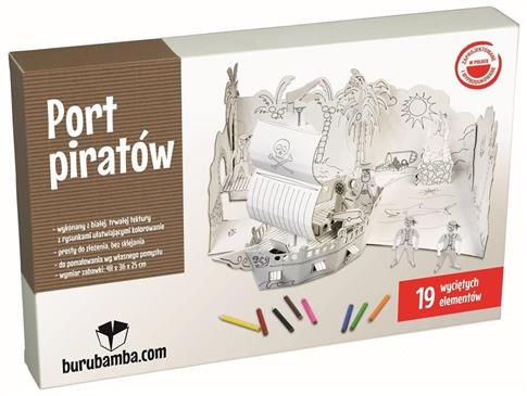 Burubamba, zabawka kreatywna, Port Piratów