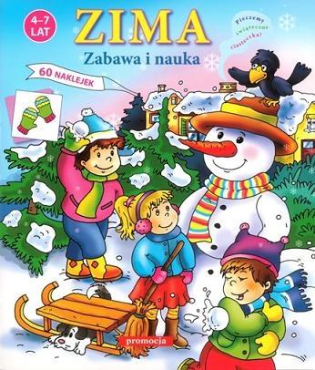 ZIMA ZABAWA I NAUKA. NAKLEJKI