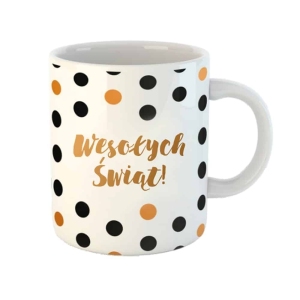 Kubek ceramiczny Black&Gold