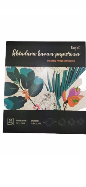 SKŁADANA KANWA PAPIEROWA 30 KARTEK RAMKA