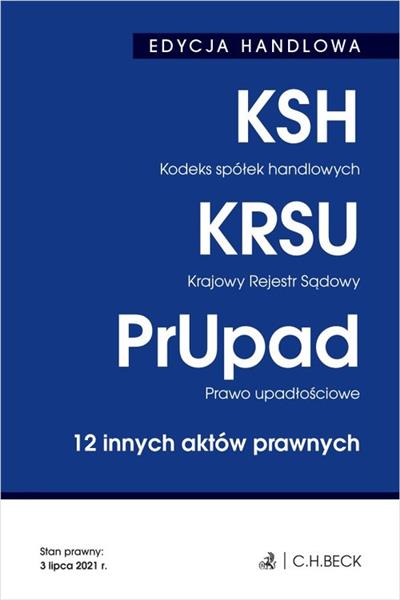 EDYCJA HANDLOWA. KODEKS SPÓŁEK HANDLOWYCH. KRAJOWY