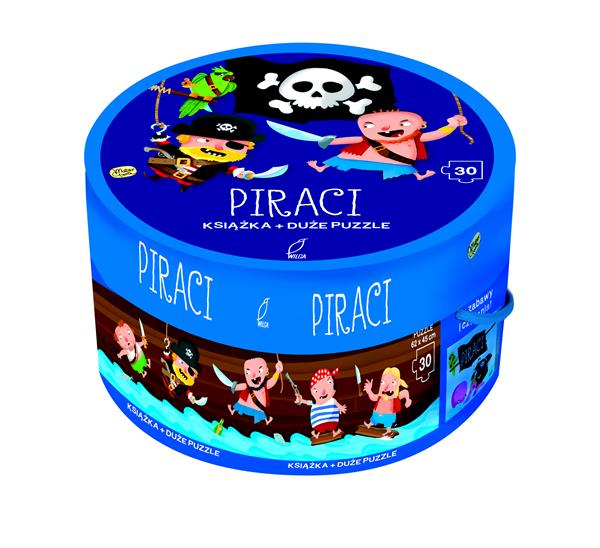 POIRACI KSIĄZKA + DUZE PUZZLE