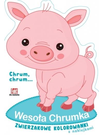 WESOŁA CHRUMKA ZWIERZAKOWE KOLOROWANKI