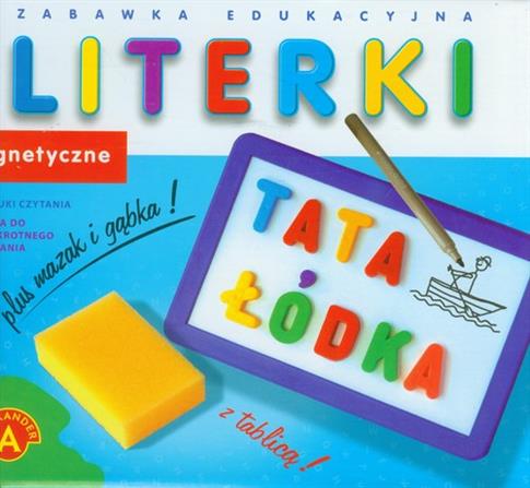 Literki magnetyczne z tablicą Alexander