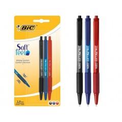 BIC DŁUGOPIS SOFT 3 SZT.