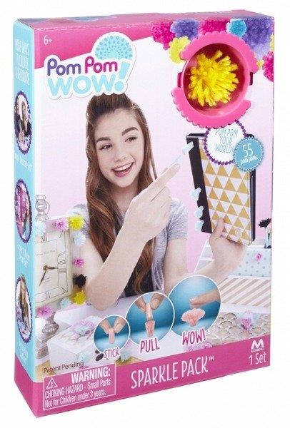 TM TOYS POM POM WOW - ZESTAW BŁYSZCZĄCE POMPONY