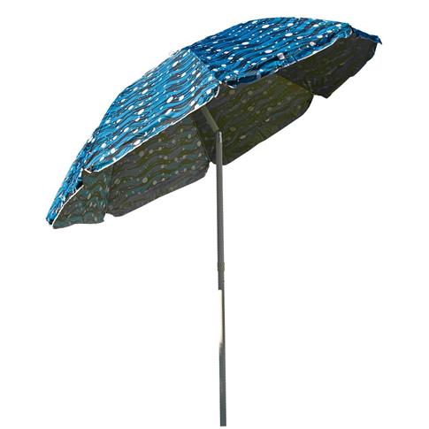 PARASOL PLAŻOWO OGRODOWY 220CM MELANŻ NIEBIESKI PARASOL PLAŻOWO OGRODOWY 220CM MELANŻ NIEBIESKI