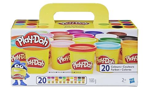 Play-Doh, duże opakowanie ciastoliny 20-pak,