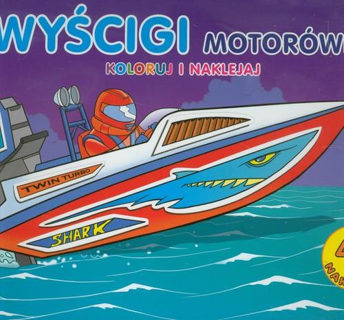WYŚCIGI MOTORÓWEK KOLORUJ I NAKLEJAJ