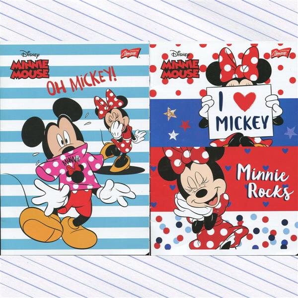 MINNIE MOUSE ZESZYT A5/16K KRATKA MIX WZORÓW