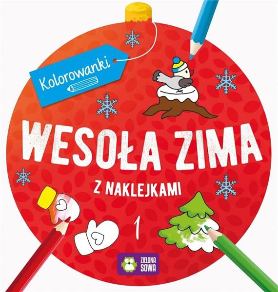 WESOŁA ZIMA Z NAKLEJKAMI