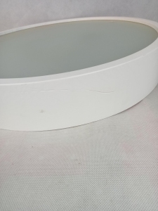 Lampa sufitowa biała średnica 45 cm