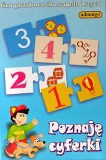 PUZZLE POZNAJĘ CYFERKI. GRA PUZZLOWA ADAMIGO