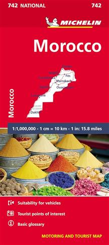 MOROCCO - MICHELIN NATIONAL MAP
