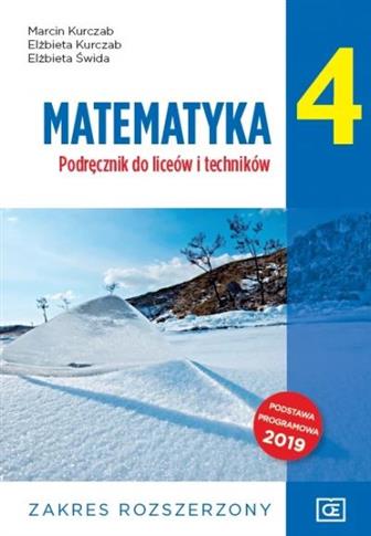 Matematyka 4. Podręcznik. Liceum i technikum. Zakr