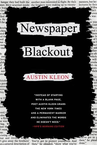 NEWSPAPER BLACKOUT: AUSTIN KLEON