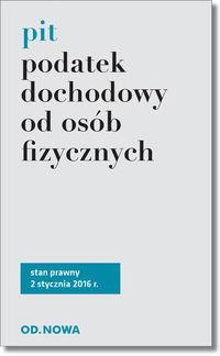 PODATEK DOCHODOWY OD OSÓB FIZ. PIT 02.2016