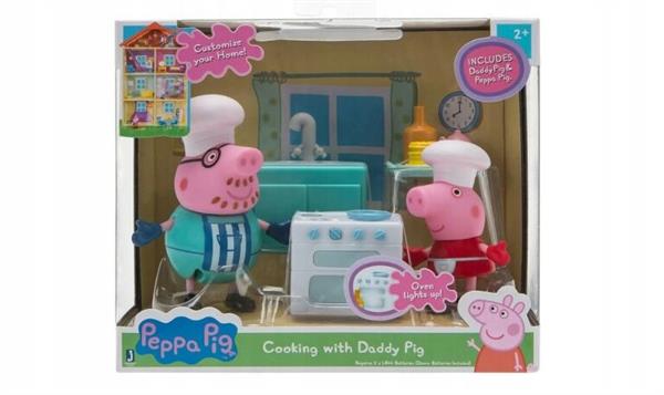 ZESTAW ŚWINKA PEPPA COOKING WITH DADDY PIG